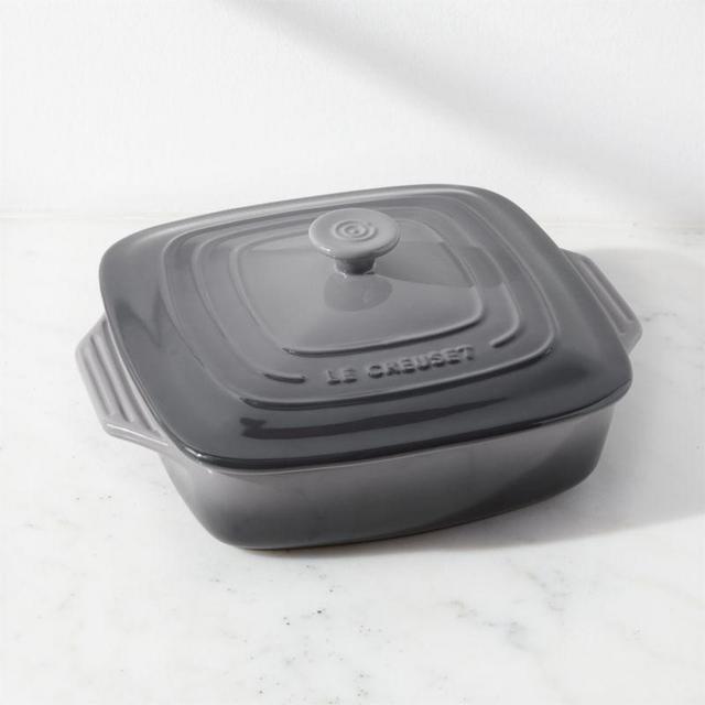 Le Creuset ® Oyster 2.75-Quart Covered Square Casserole