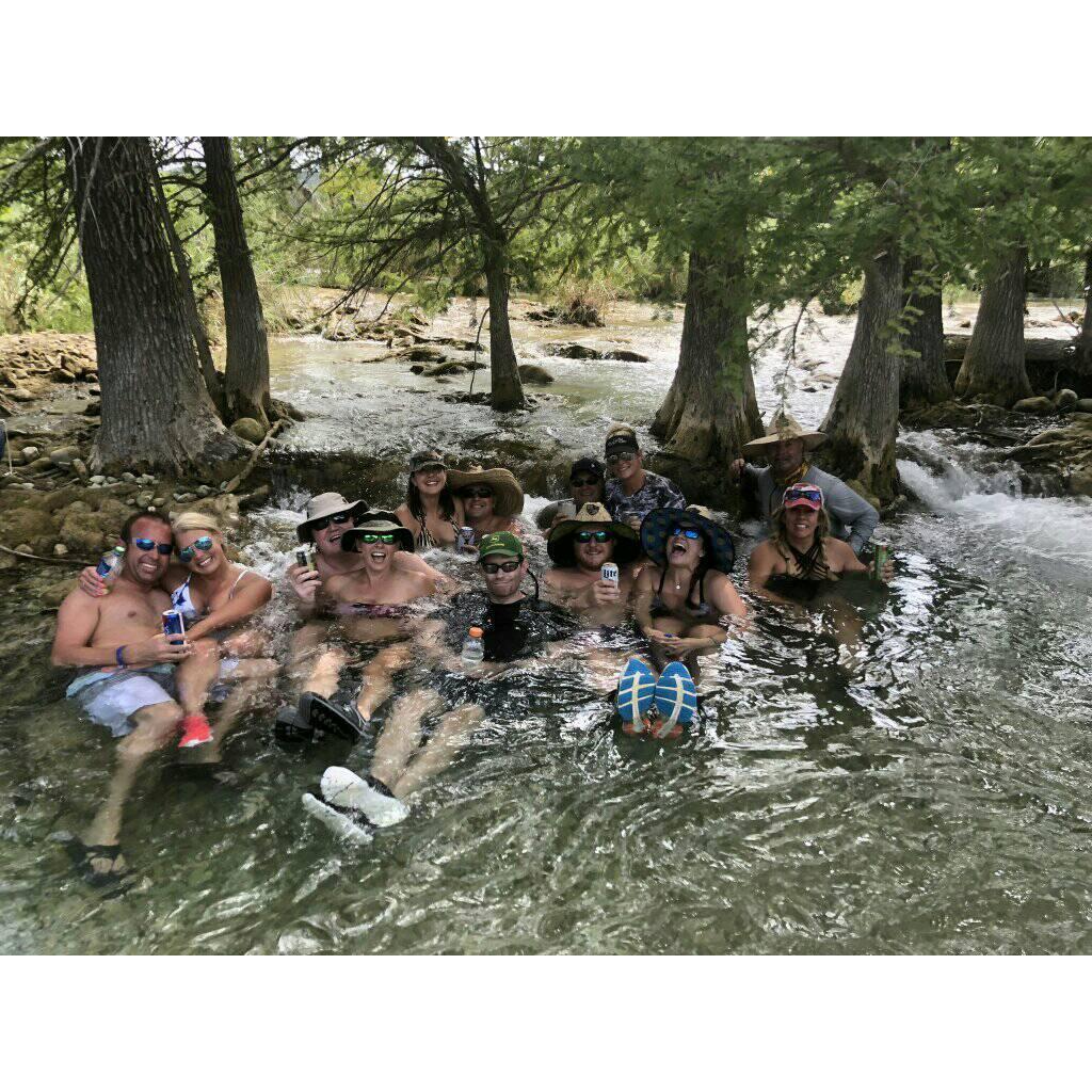 First river trip together (Concan, TX)