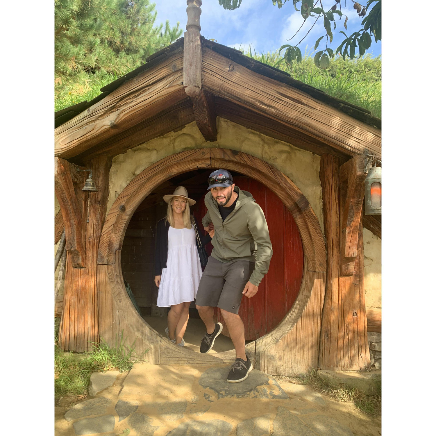 Our relationship has taken us from New York City to Oyster Bay, NY. Pensacola, FL to Newport, RI. To New Zealand in a hobbit hole. And we wouldn't have it any other way.