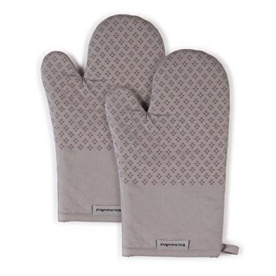 KitchenAid 2pk 7"X12.5" Asteroid Oven Mitts Gray