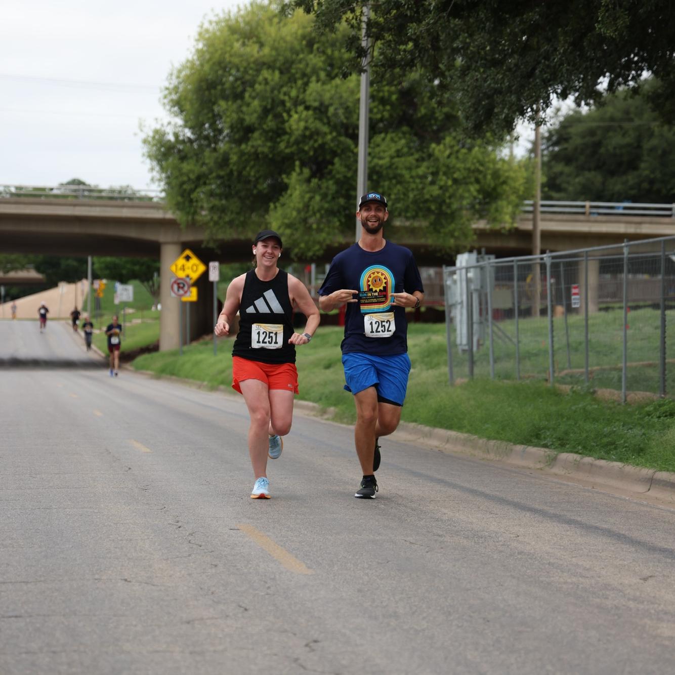 Doing what we love. 🏃🏻‍♀️ 🏃🏻‍♂️