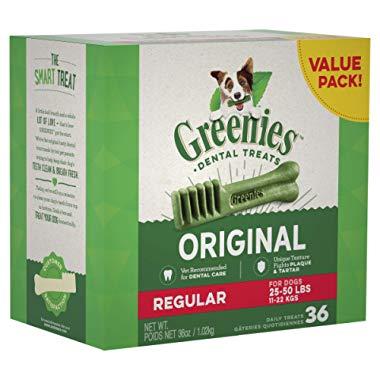 Greenies Original Regular Dental Dog Treats