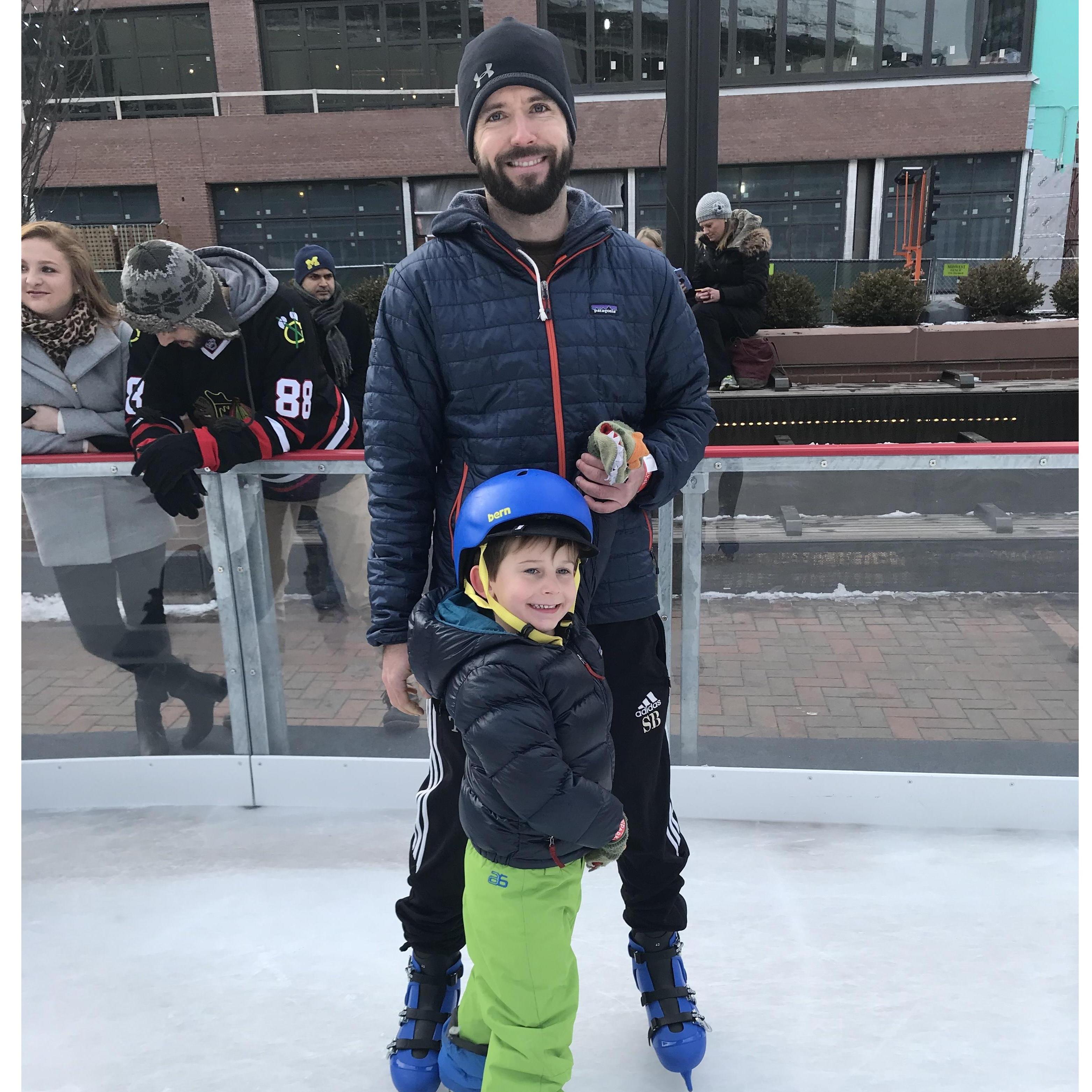 We should all learn to rollerblade - I mean, ice skate