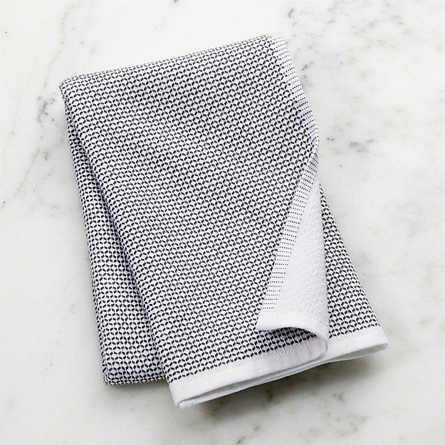Grey Textured Terry Dish Towel
