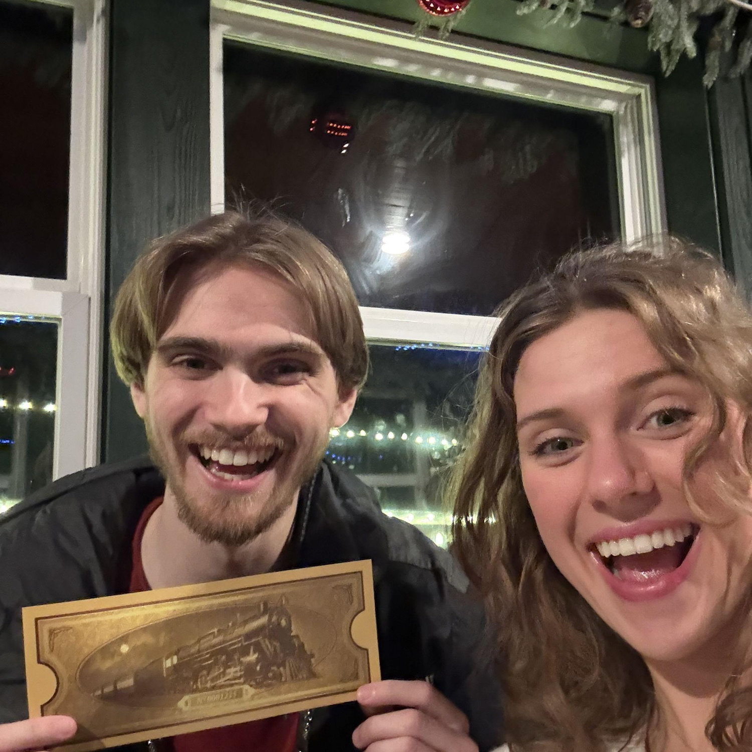 Kate's mom made us take this one. Good music