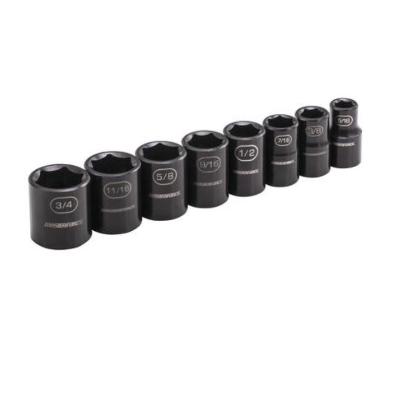 Masterforce® Control Drive® 3/8" Drive SAE Impact Socket Set - 8 Piece at Menards®