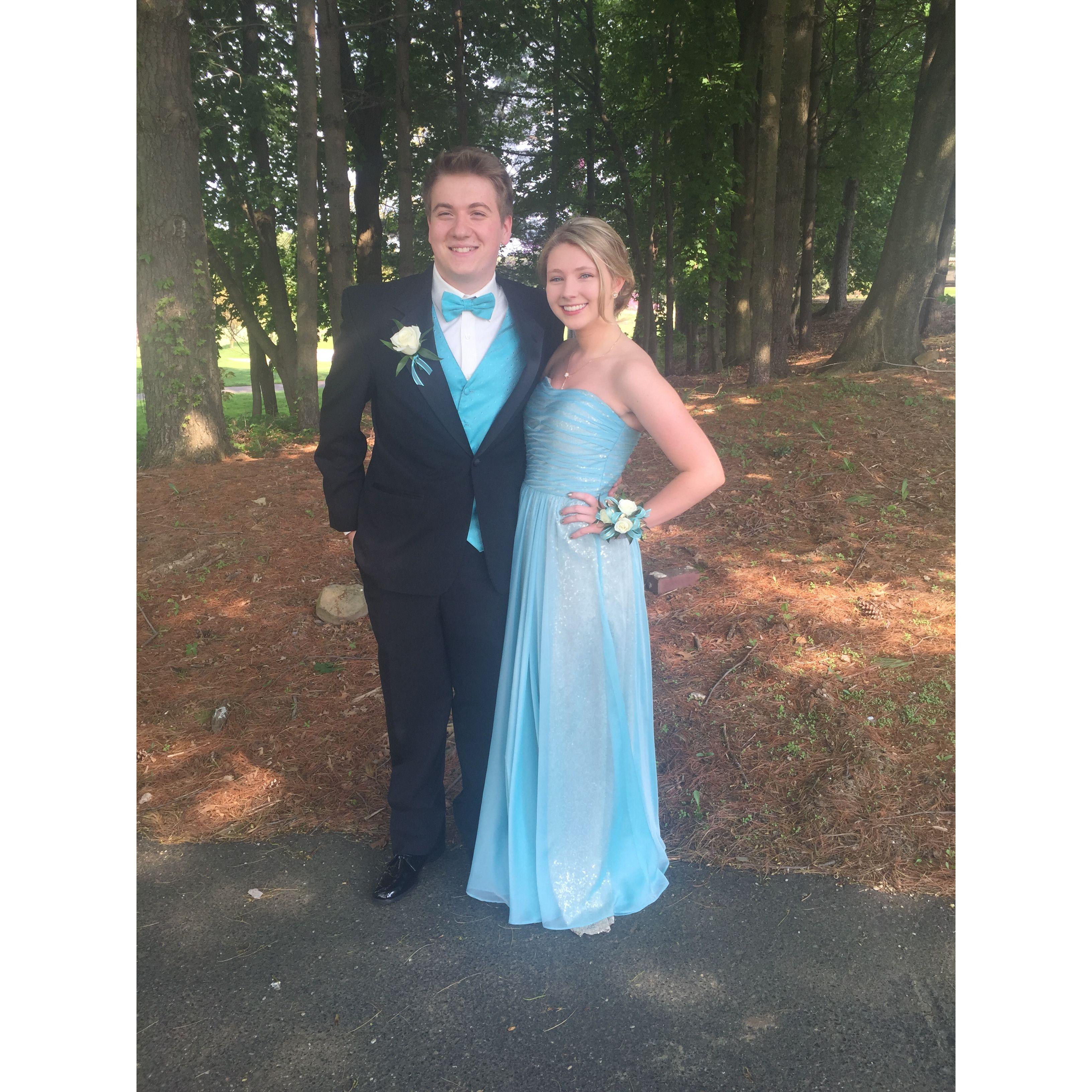 second prom together!