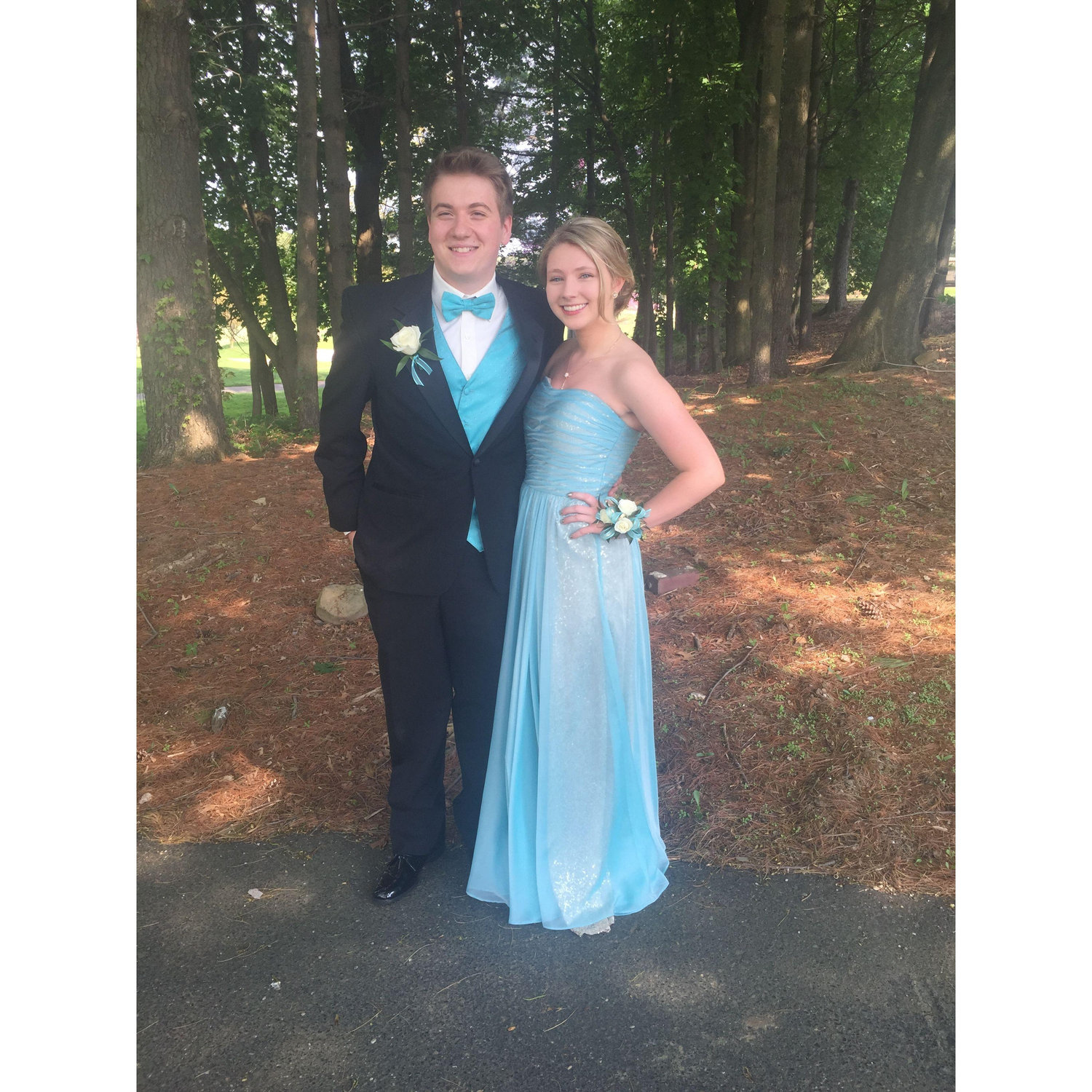 second prom together!
