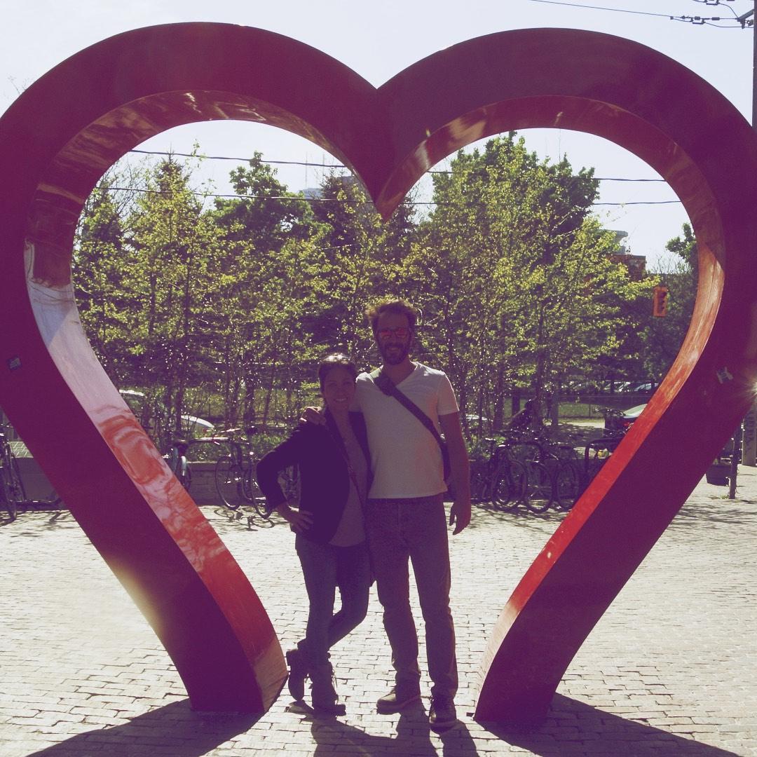 Kelly and Tim in Toronto.