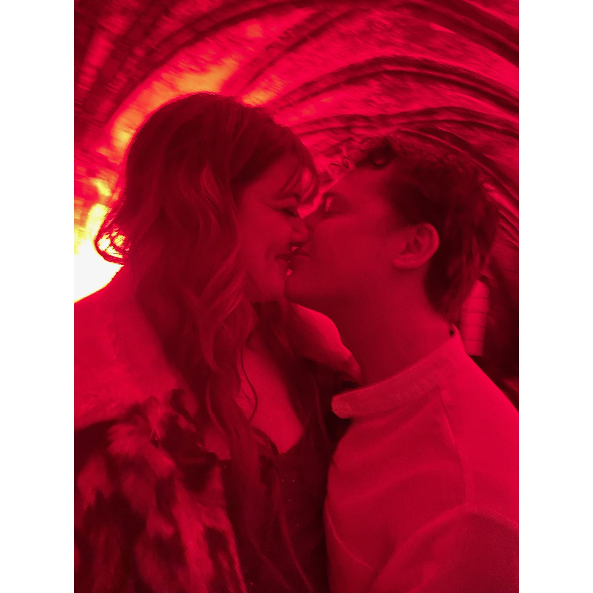 Kissing into our future!