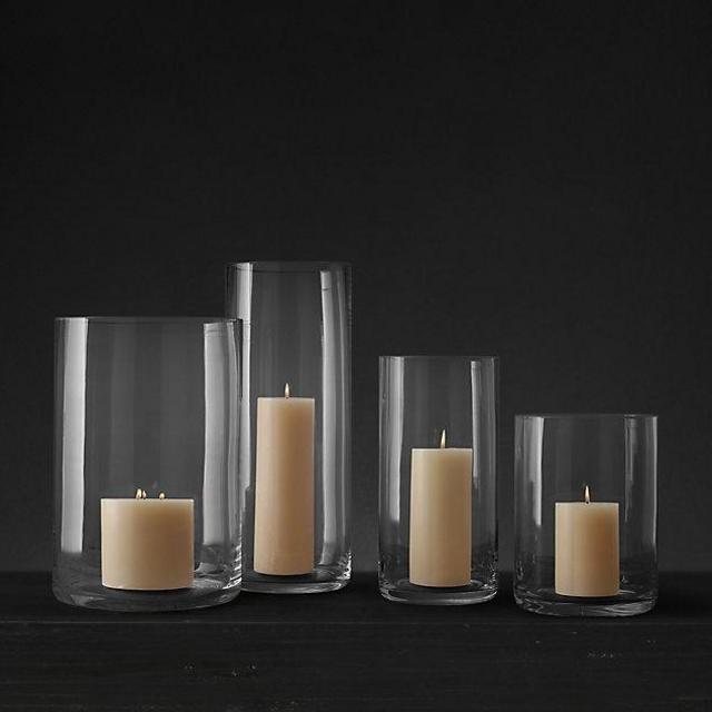 Restoration Hardware Handblown Glass Hurricane