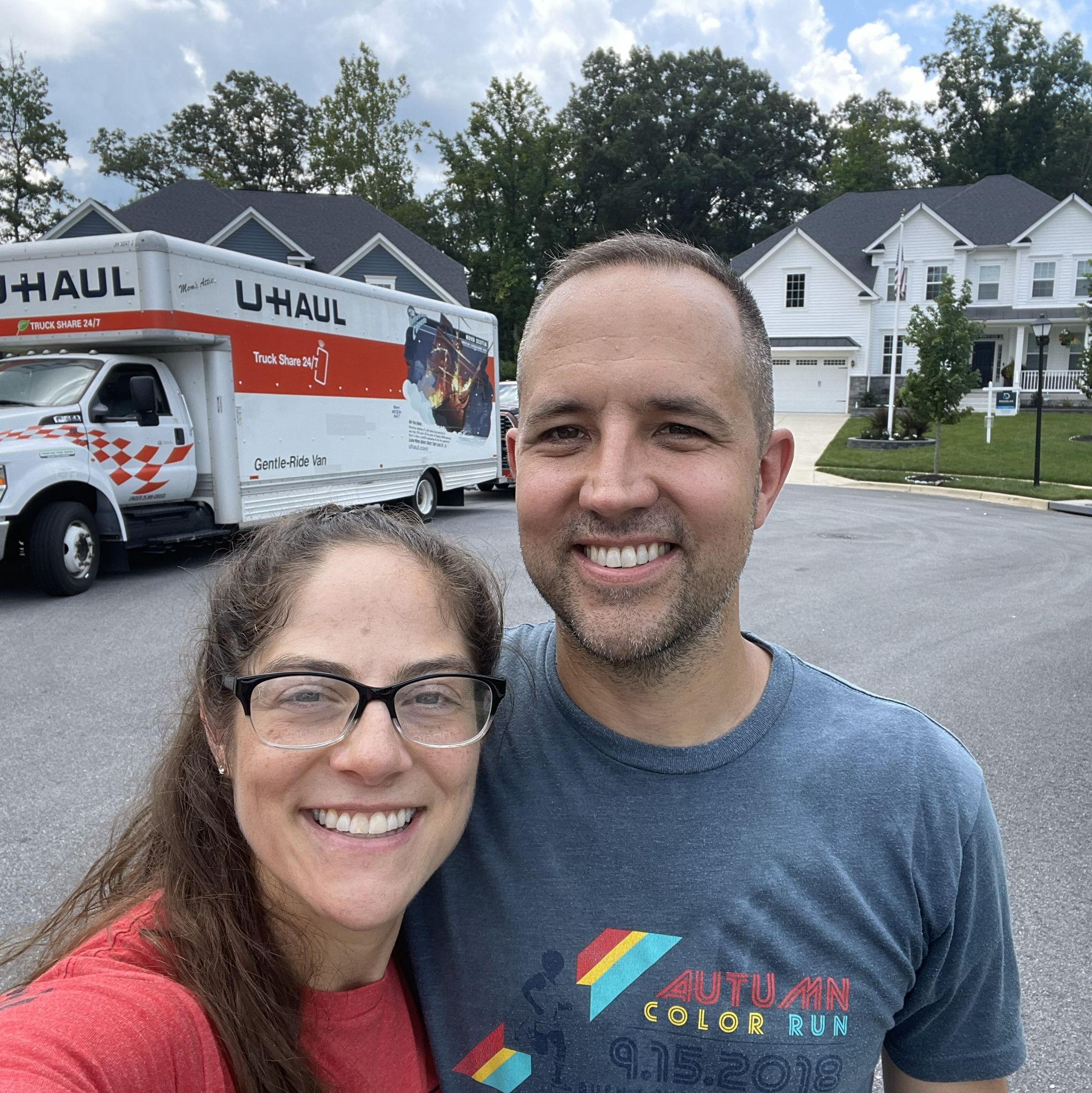 Saying goodbye before we both left D.C.