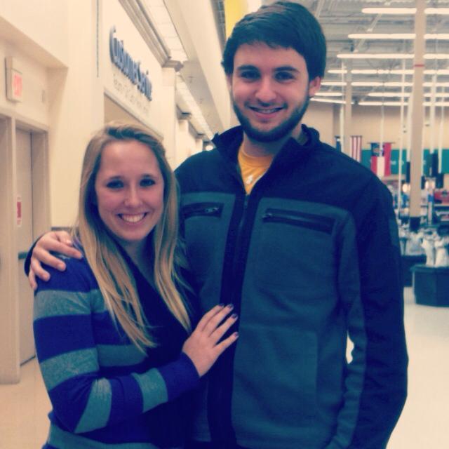 The first picture ever taken together-- Feburary 2013