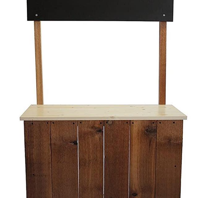 JJ Lemon Adult Size Lemonade Stand (5 Piece kit for 10 Minute Assembly) Used for Trade Show Booth! Fundraising Booth! Photo Prop!