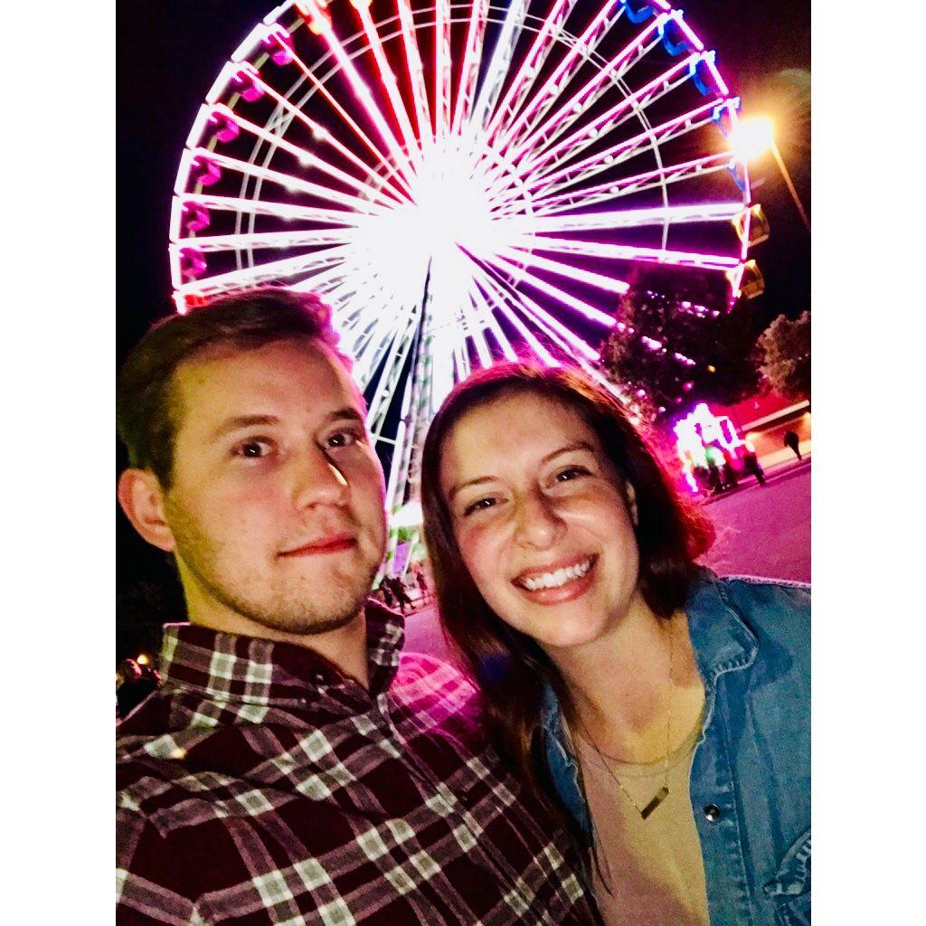 Our very first picture together in 2019 at the Minnesota State Fair.