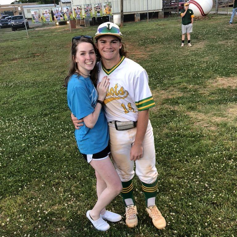 Only one of the countless baseball games Lauren attended