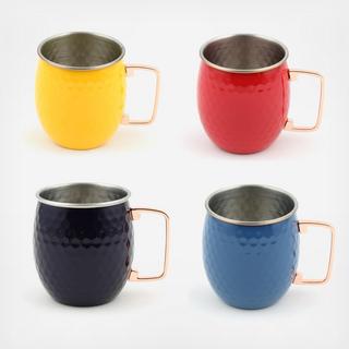 Assorted Moscow Mule Mug, Set of 4