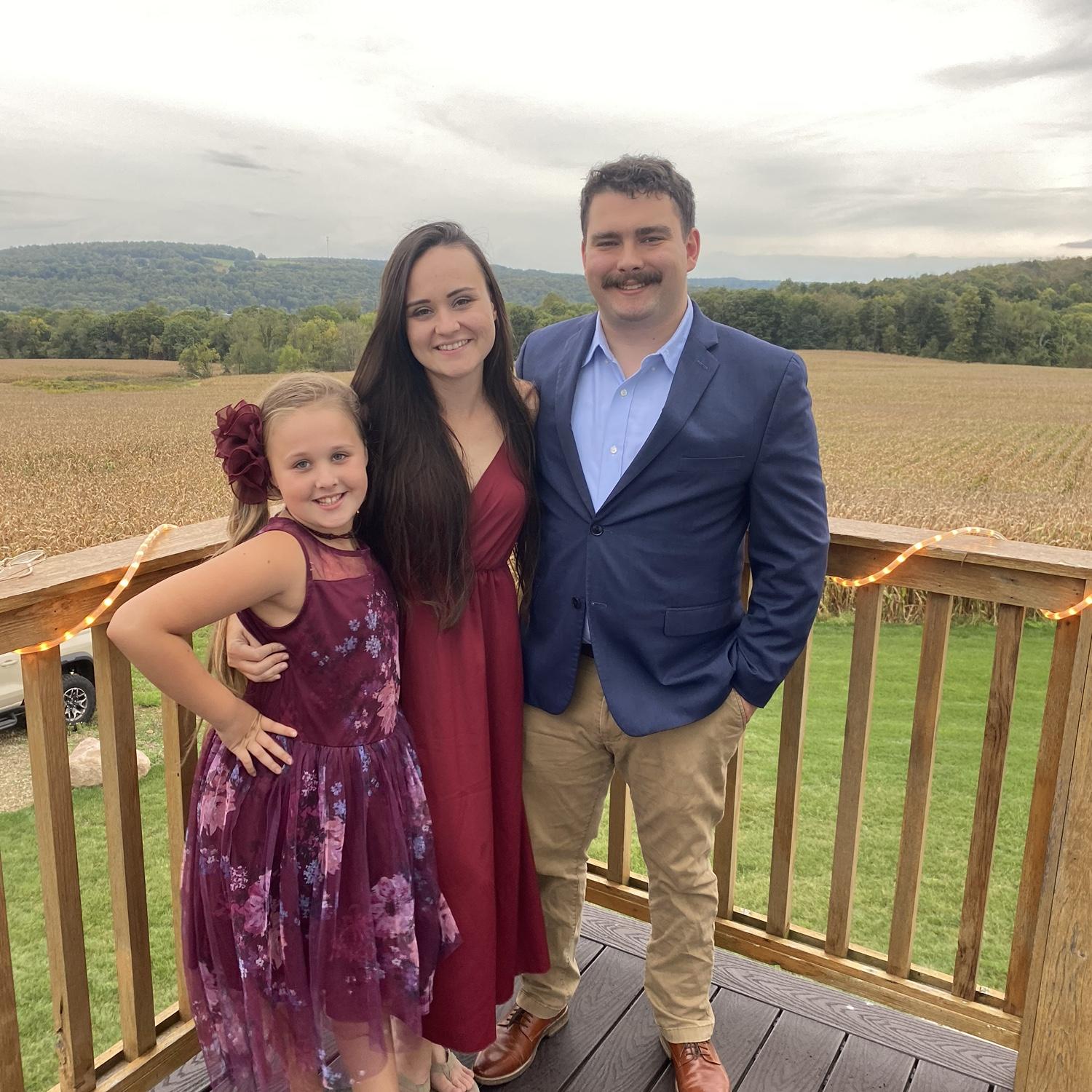 Brennan’s cousin’s wedding in Cochranton, Pennsylvania 2024