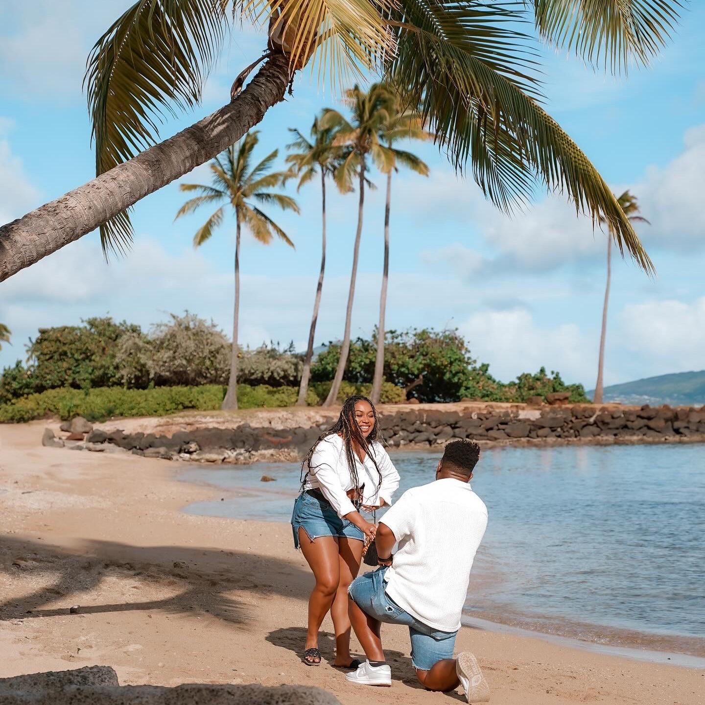 The moment she said YES!!