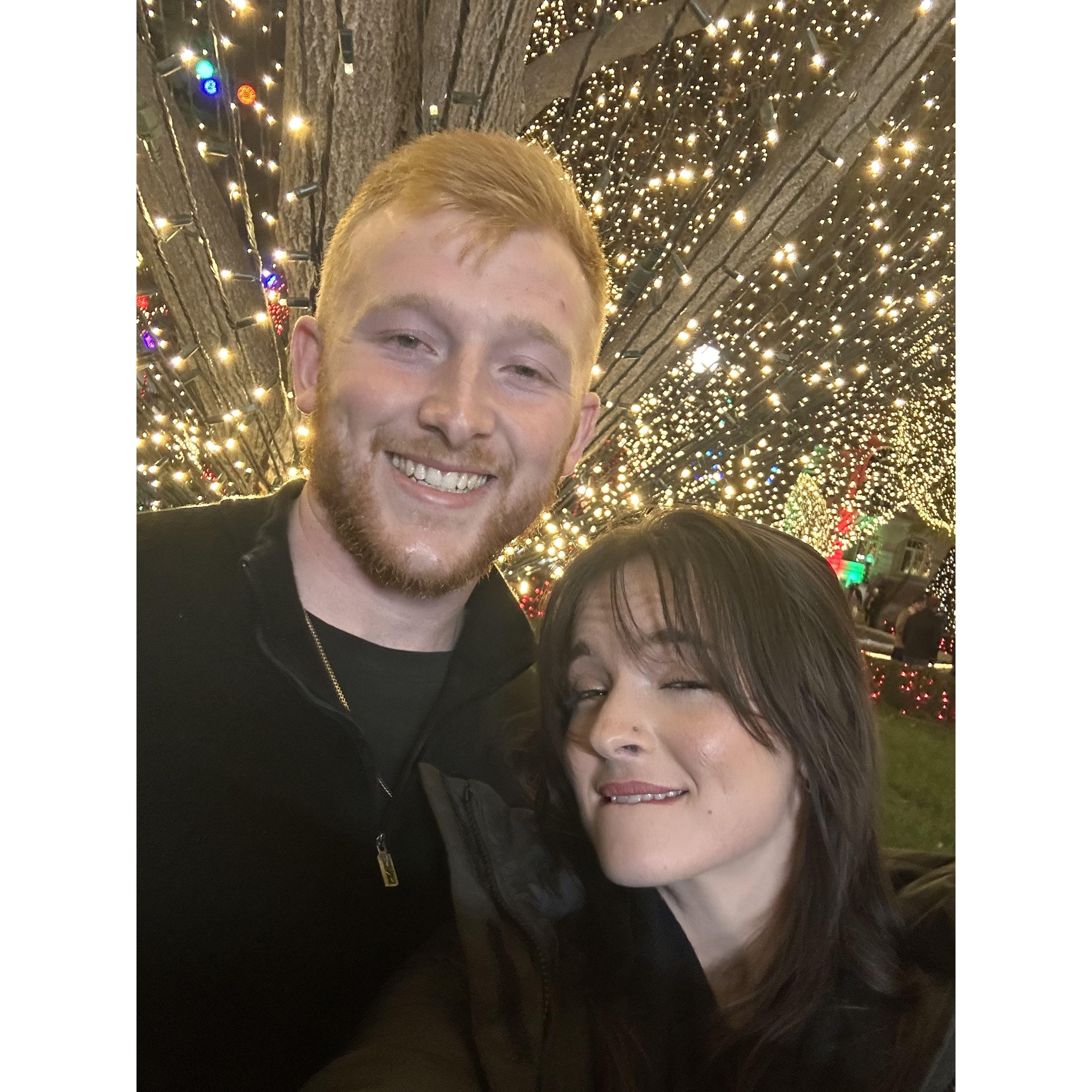 A recreation of our first date picture