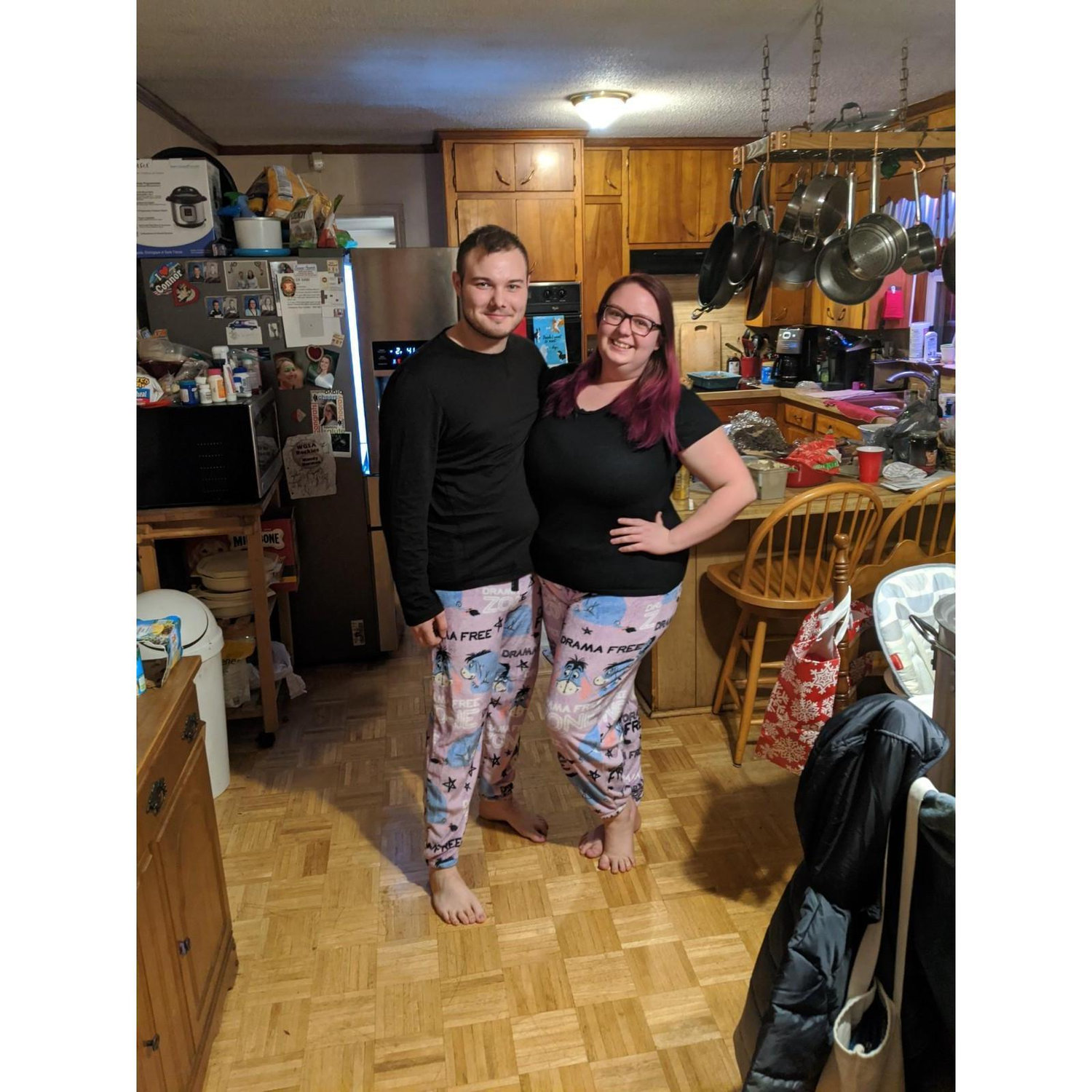 Matching pajama pants? Uh, yeah!