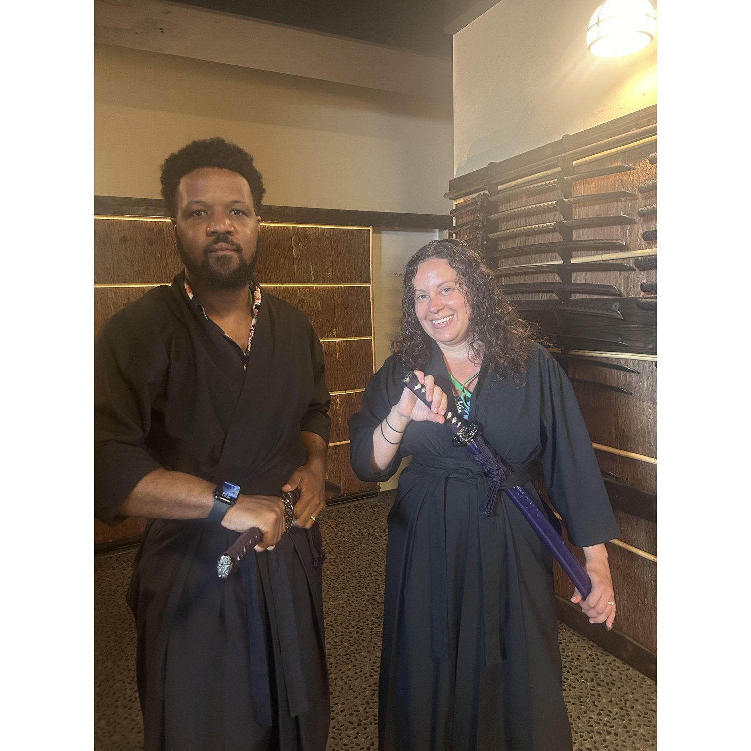 Samurai lesson in Tokyo