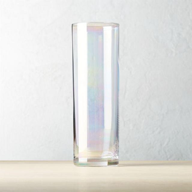 Cylinder Iridescent Champagne Flute