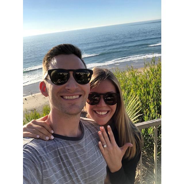 Right after Andrew proposed!