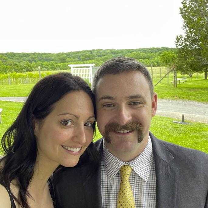 At a lovely wedding at Effingham Winery