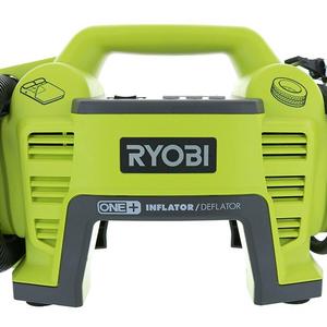 Ryobi P731 One+ 18v Dual Function Power Inflator/Deflator Cordless Air Compressor Kit w/ Adapters (Battery Not Included, Tool Only)
