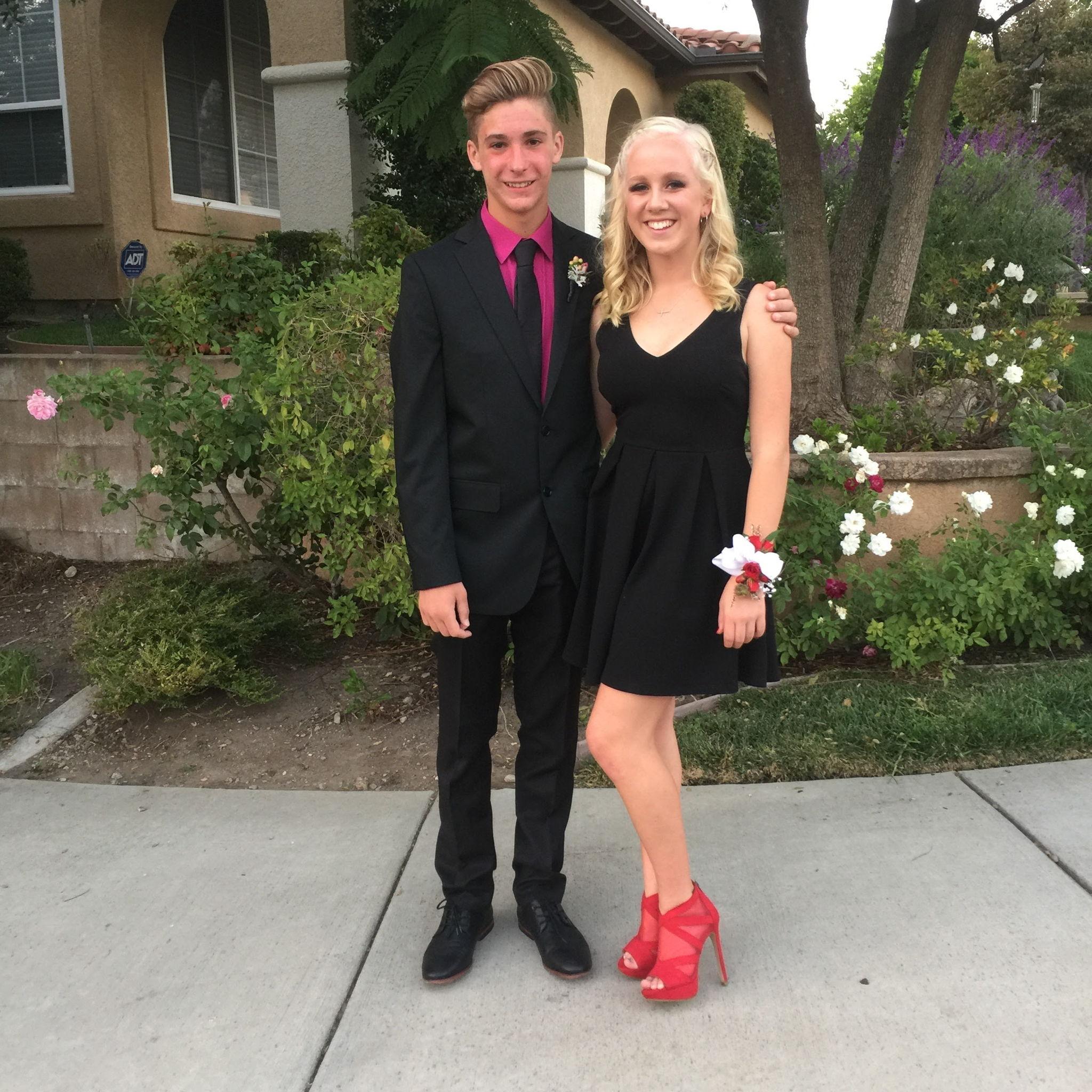 Freshman year Homecoming dance! We were not each other's dates, despite what it may look like in this picture