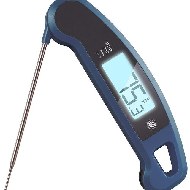 Lavatools Javelin PRO Duo Ambidextrous Backlit Instant Read Digital Meat Thermometer (Indigo)