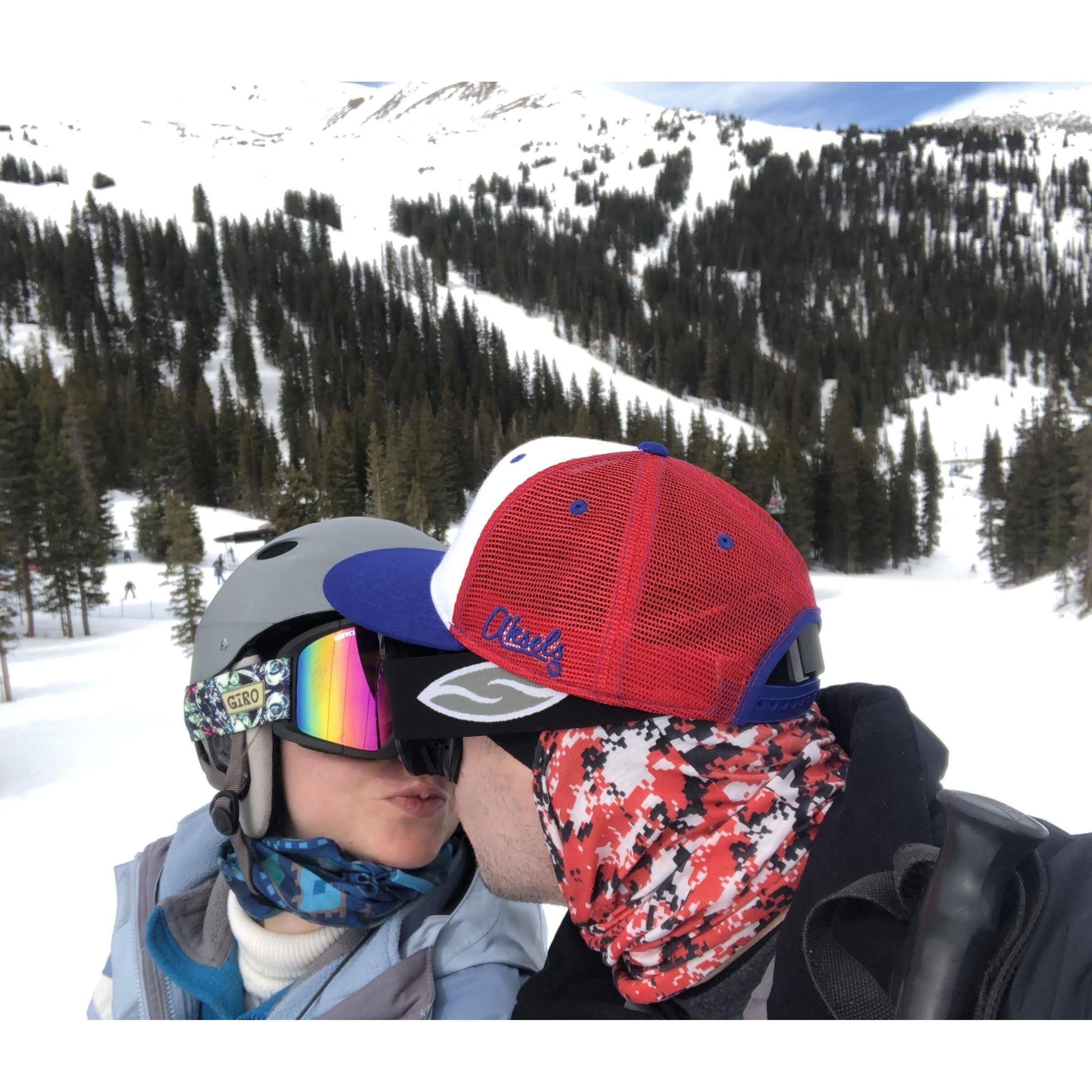 Our first day as an engaged couple.