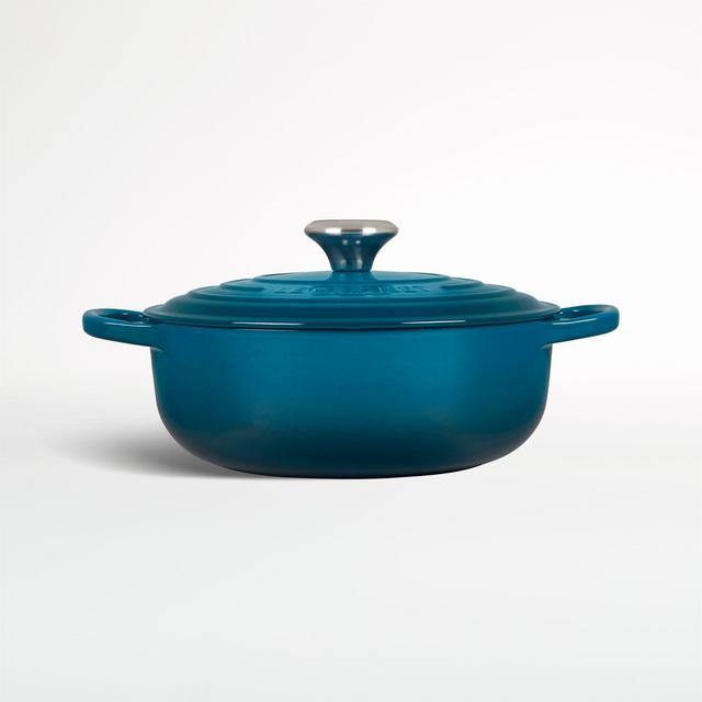 Le Creuset ® Signature 3.5-Qt. Deep Teal Sauteuse Oven