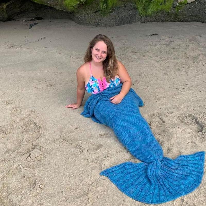 Jakes little mermaid chillin on Lagunas treasure Island