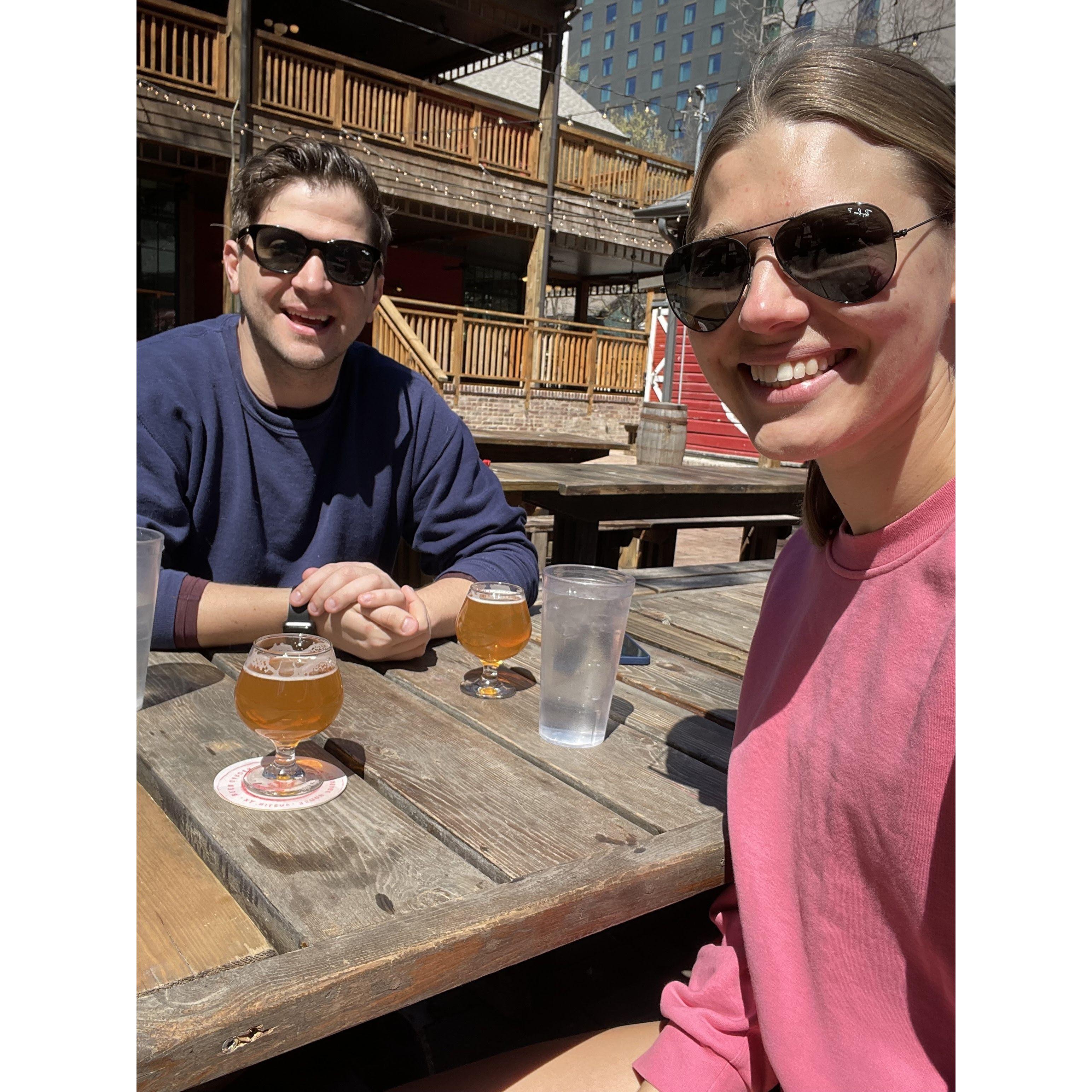 Austin, TX after a bike around Lady Bird Lake