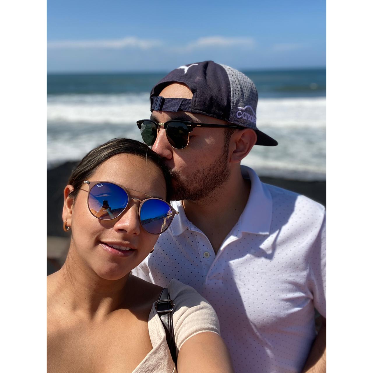 y claro la playa es nuestro lugar favorito
