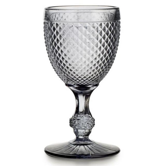 Vista Alegre BICOS CINZA SET WITH 4 WATER GOBLETS GREY