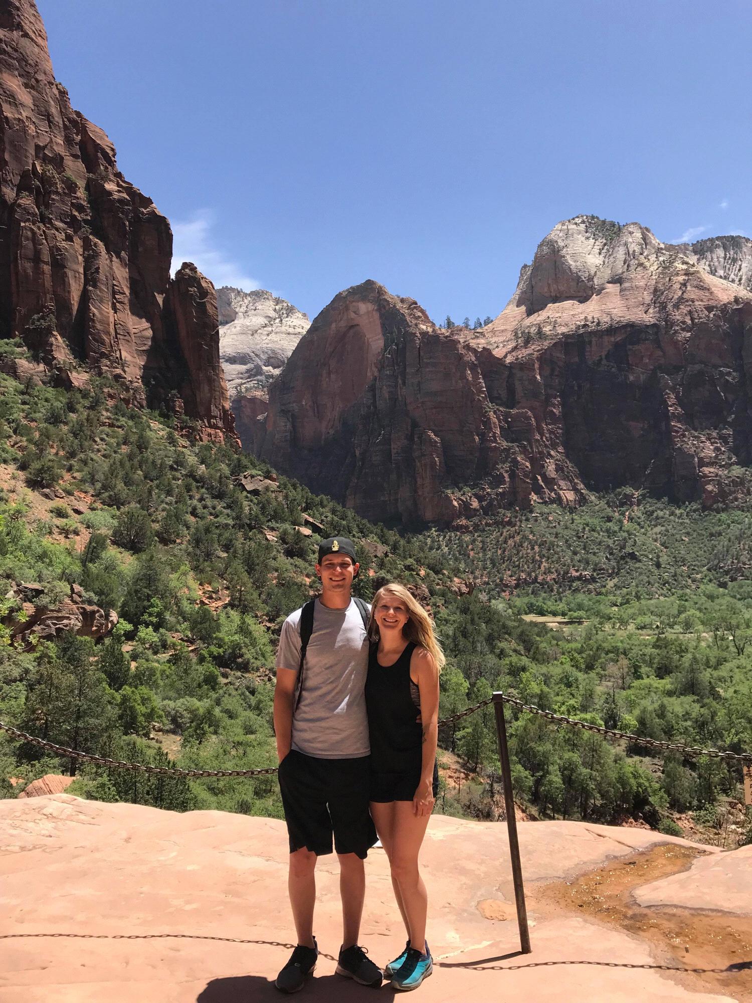 Our first trip to Zion National Park together!