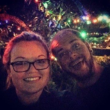 Christmas light looking