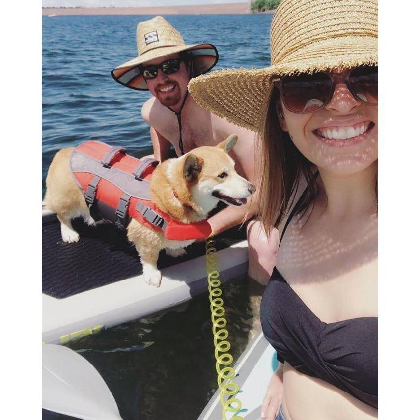 Family paddle boarding trip.