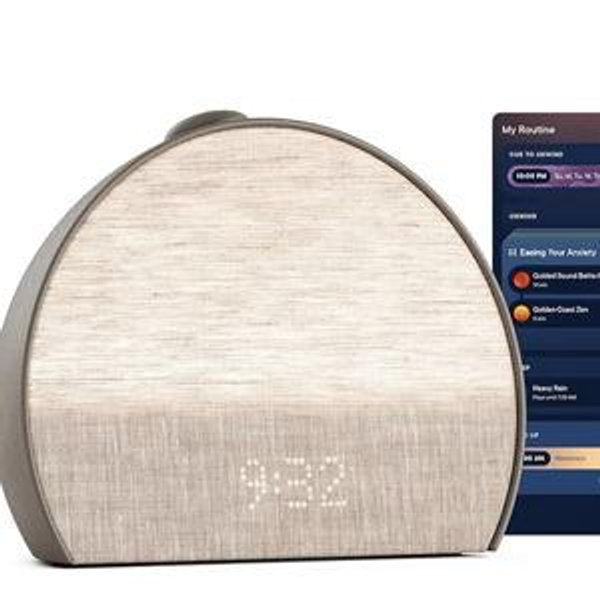 Hatch Restore 3 Sunrise Alarm Clock, Sound Machine, Smart Light (Cocoa) - White Noise, Screen-Free Sleep Routine