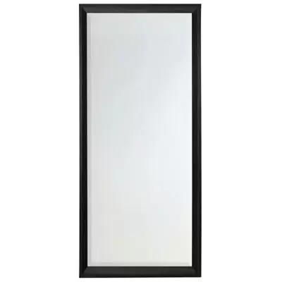 30-Inch x 70-Inch Floor Mirror in Black