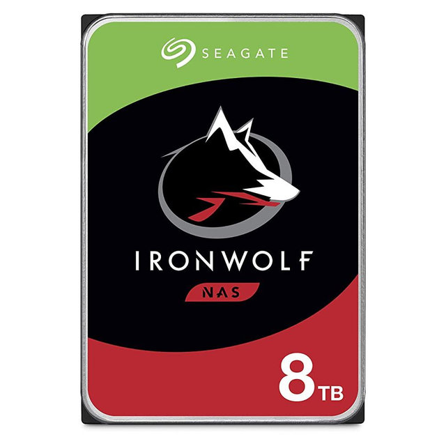 Seagate IronWolf 8TB NAS Internal Hard Drive HDD – 3.5 Inch SATA 6Gb/s 7200 RPM 256MB Cache for RAID Network Attached Storage – Frustration Free Packaging (ST8000VNZ04/N004)