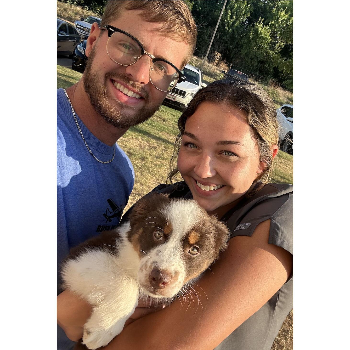 One of the best choices we ever made - we got Mister Oakley!