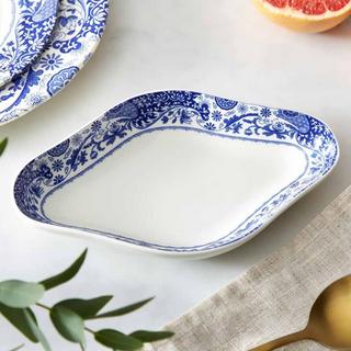 Blue Italian Brocato Pickle Dish
