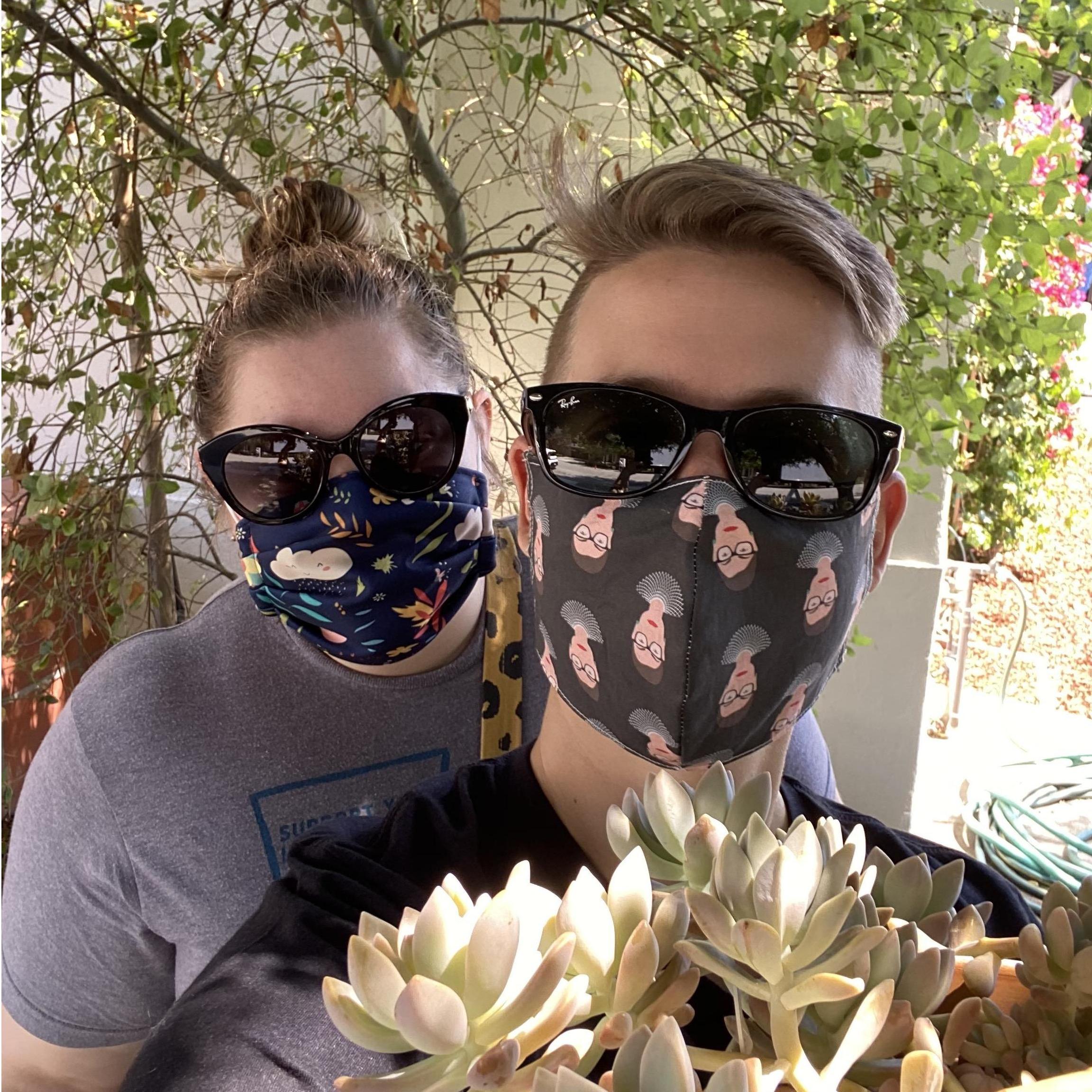 Adding to our plant family while masking