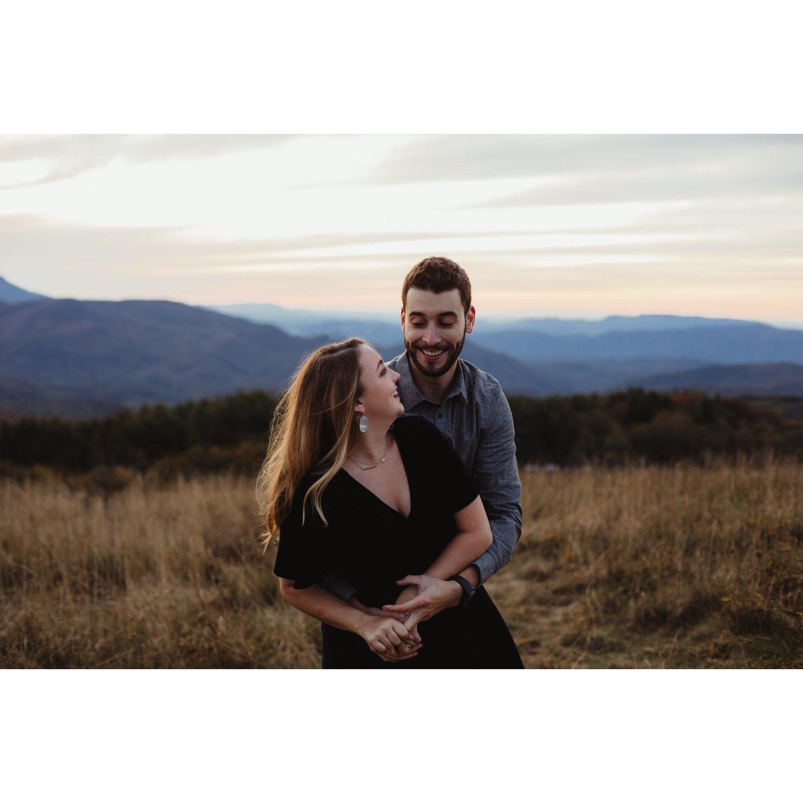 Max Patch engagement photos - Joy Wildflower Photography