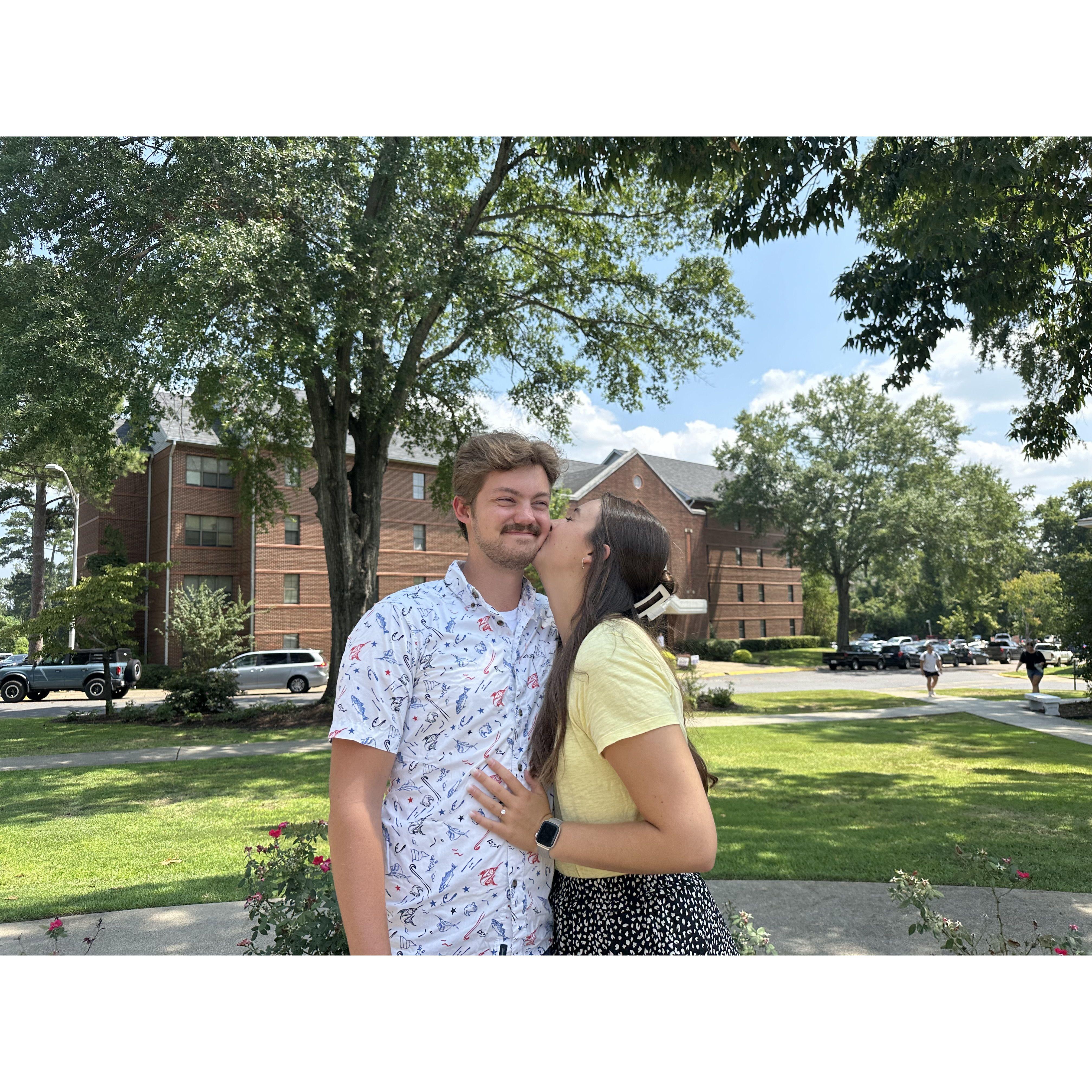 First day of classes at Ouachita, Senior Year!
8/20/24