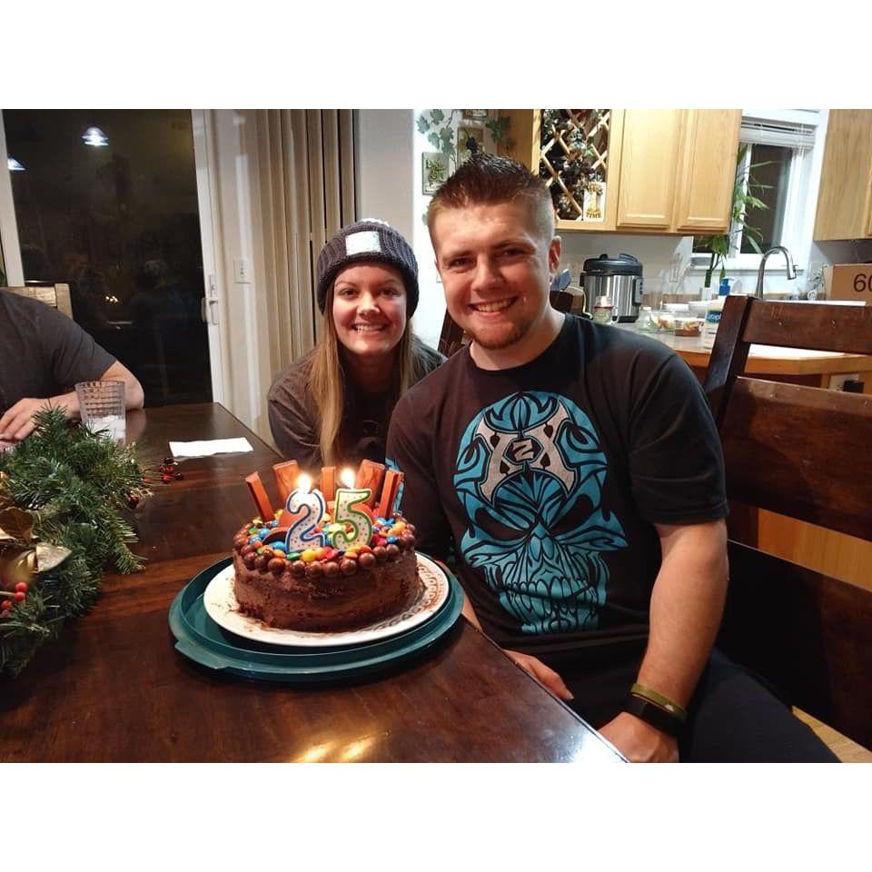 Austin's 25th Birthday - such an amazing cake